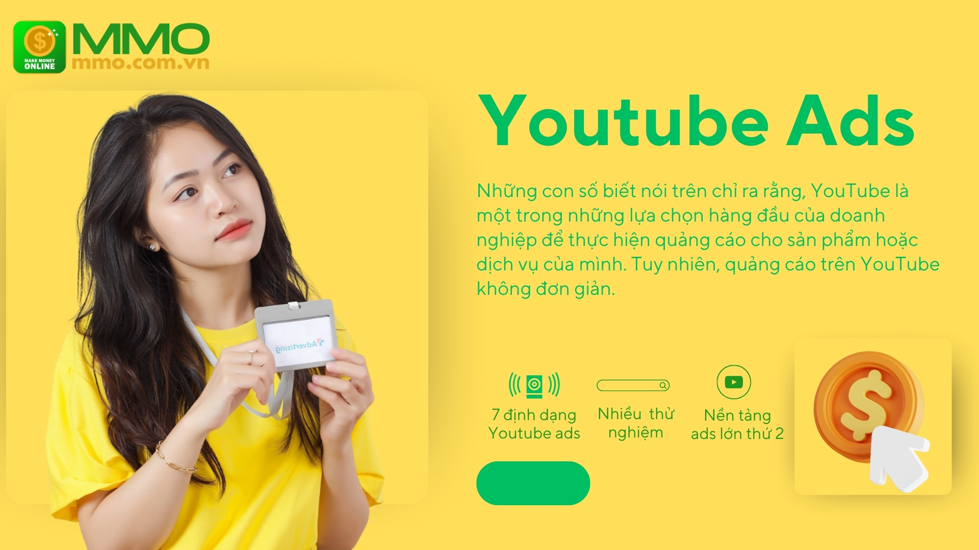 7 định dạng quảng cáo YouTube Ads phổ biến nhất