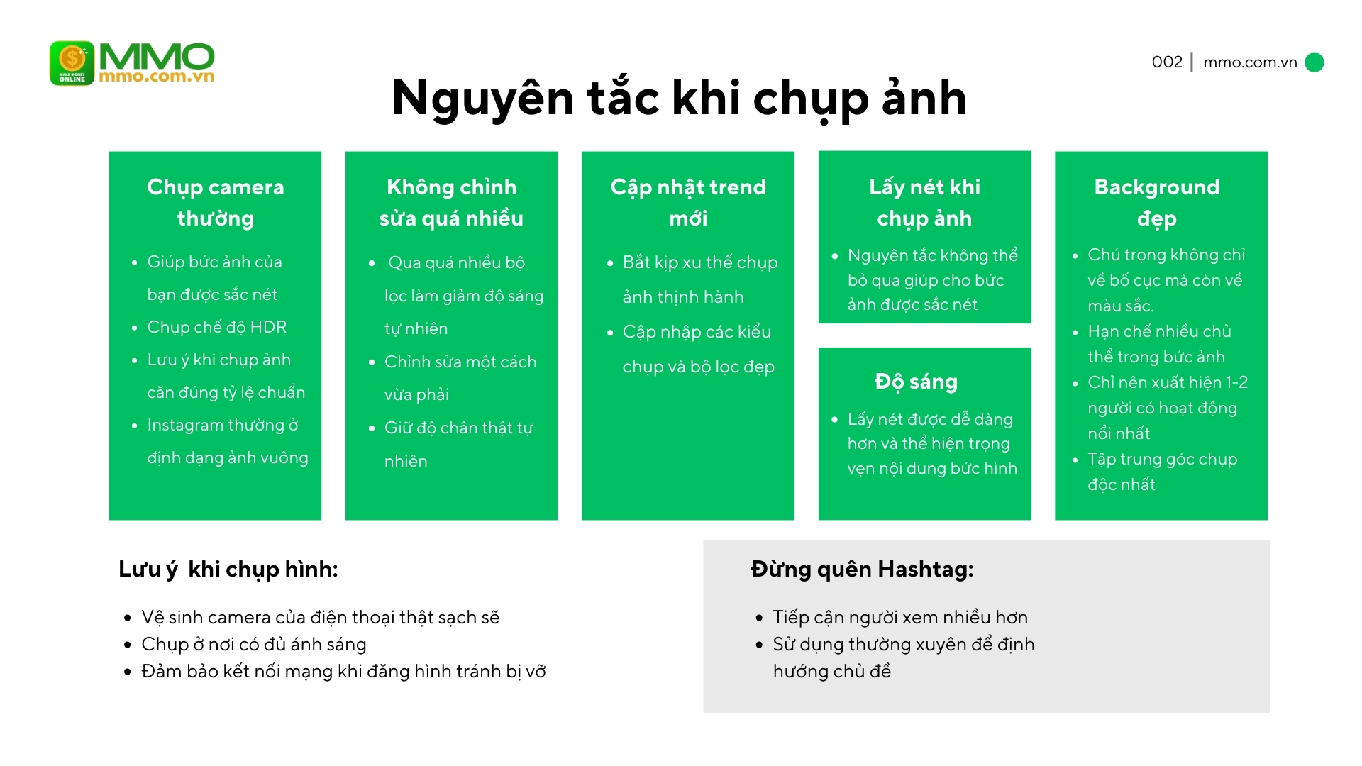 Cách chụp hình Instagram đẹp
