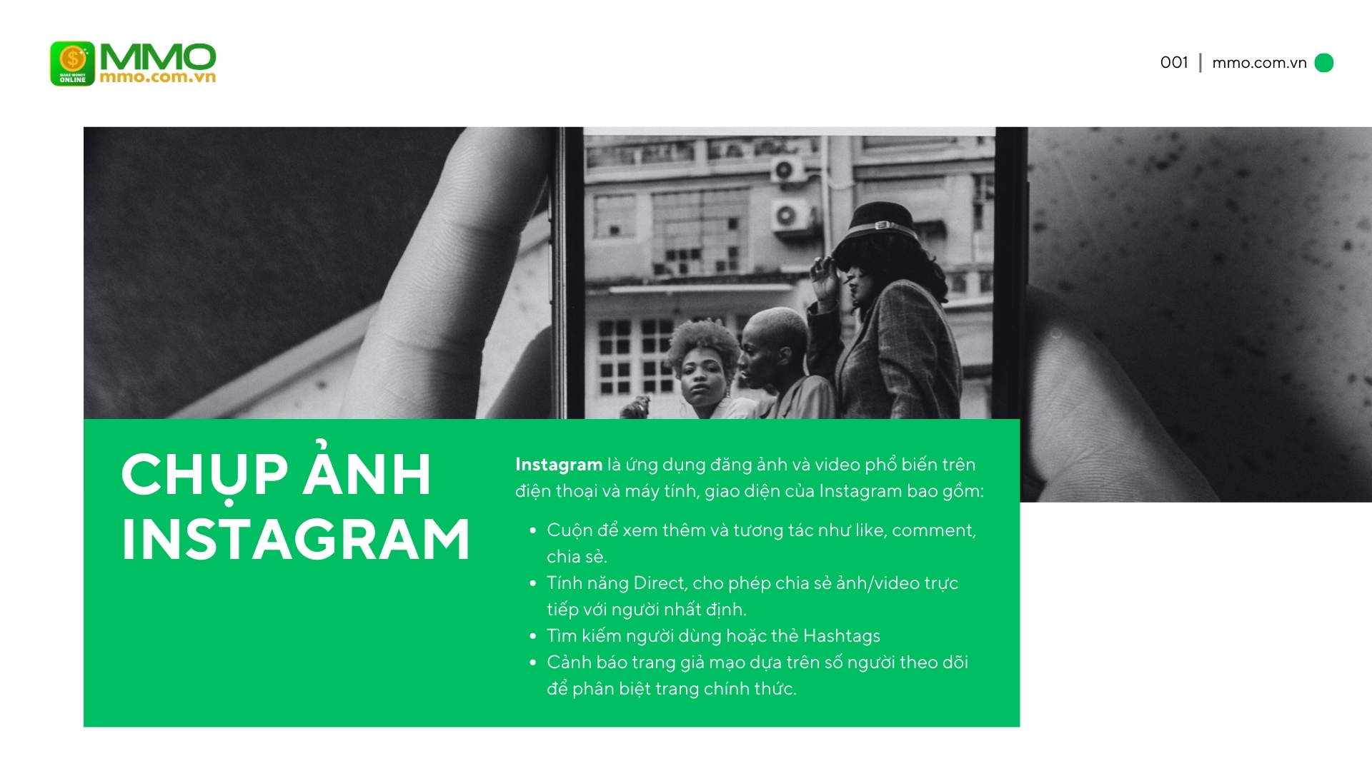 Cách chụp hình Instagram đẹp