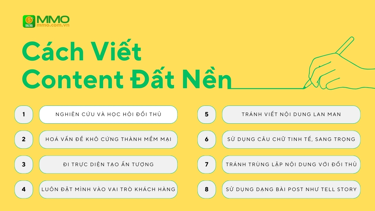 Cách viết content đất nền