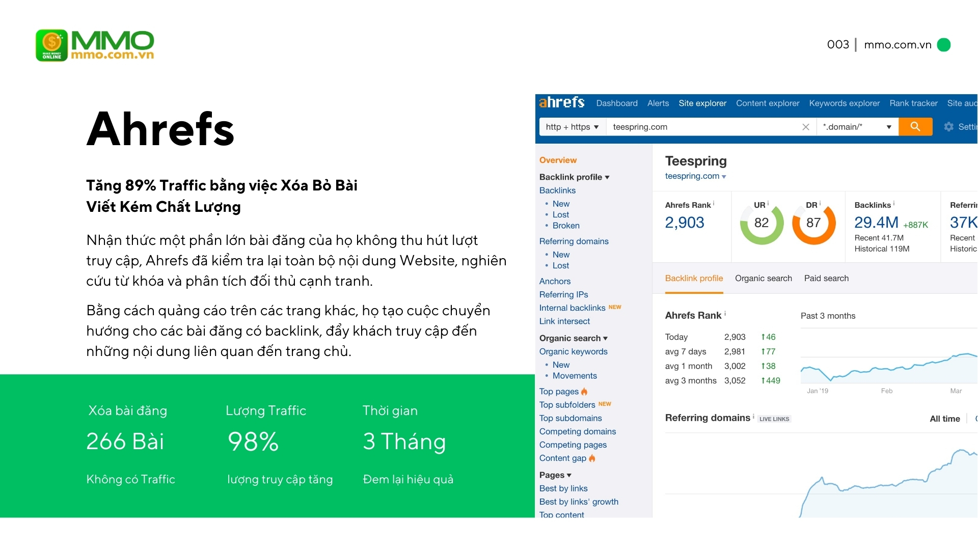  Case Study tăng traffic website điển hình